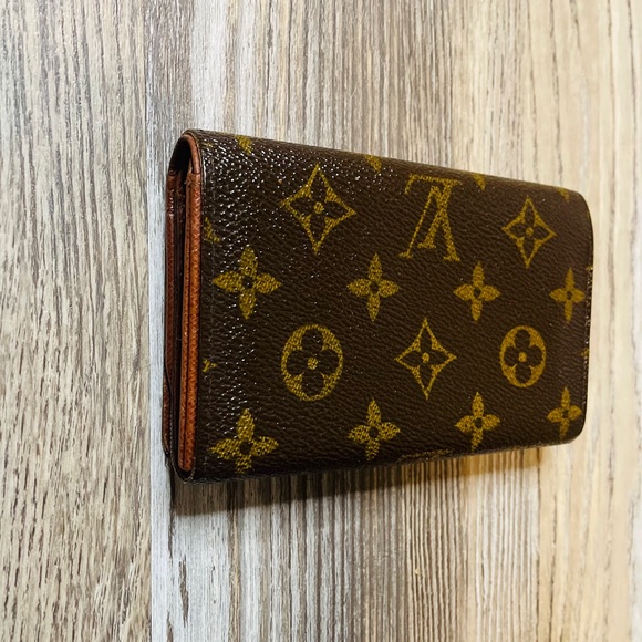 Vintage Louis Vuitton LV Monogram Signature Canvas Porte Monnaie Tresor Wallet - Picture 3 of 16